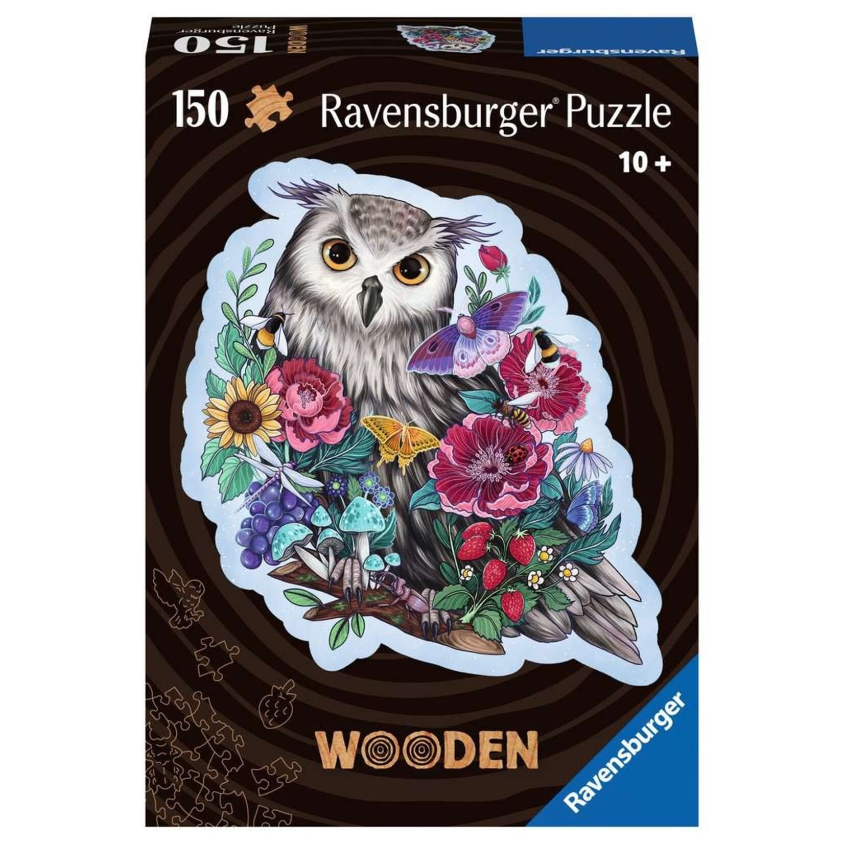 WOOD: Mysterious Owl 150 Piece Wooden Shape Puzzle