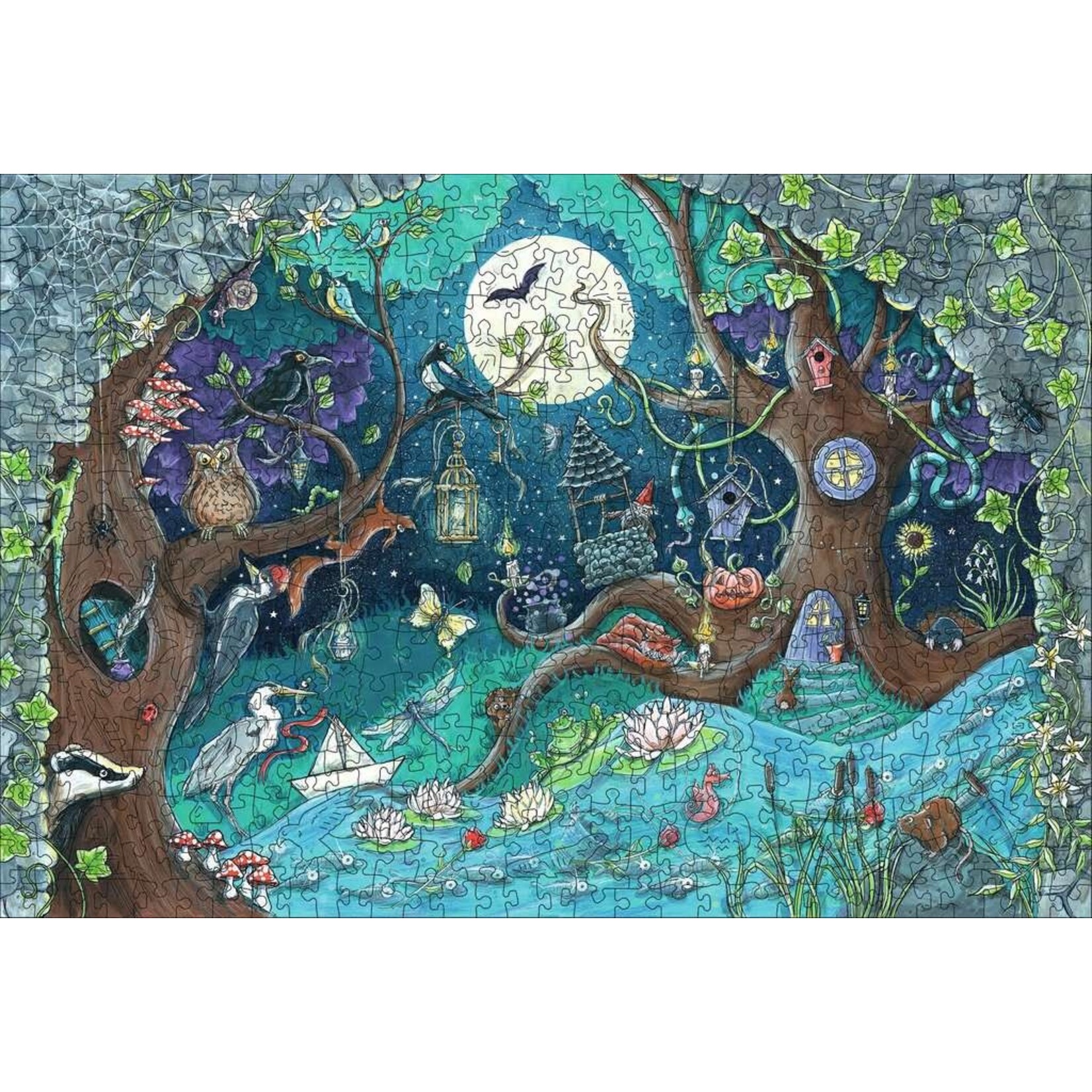 WOOD: Fantasy Forest 500 Piece Wooden Puzzle