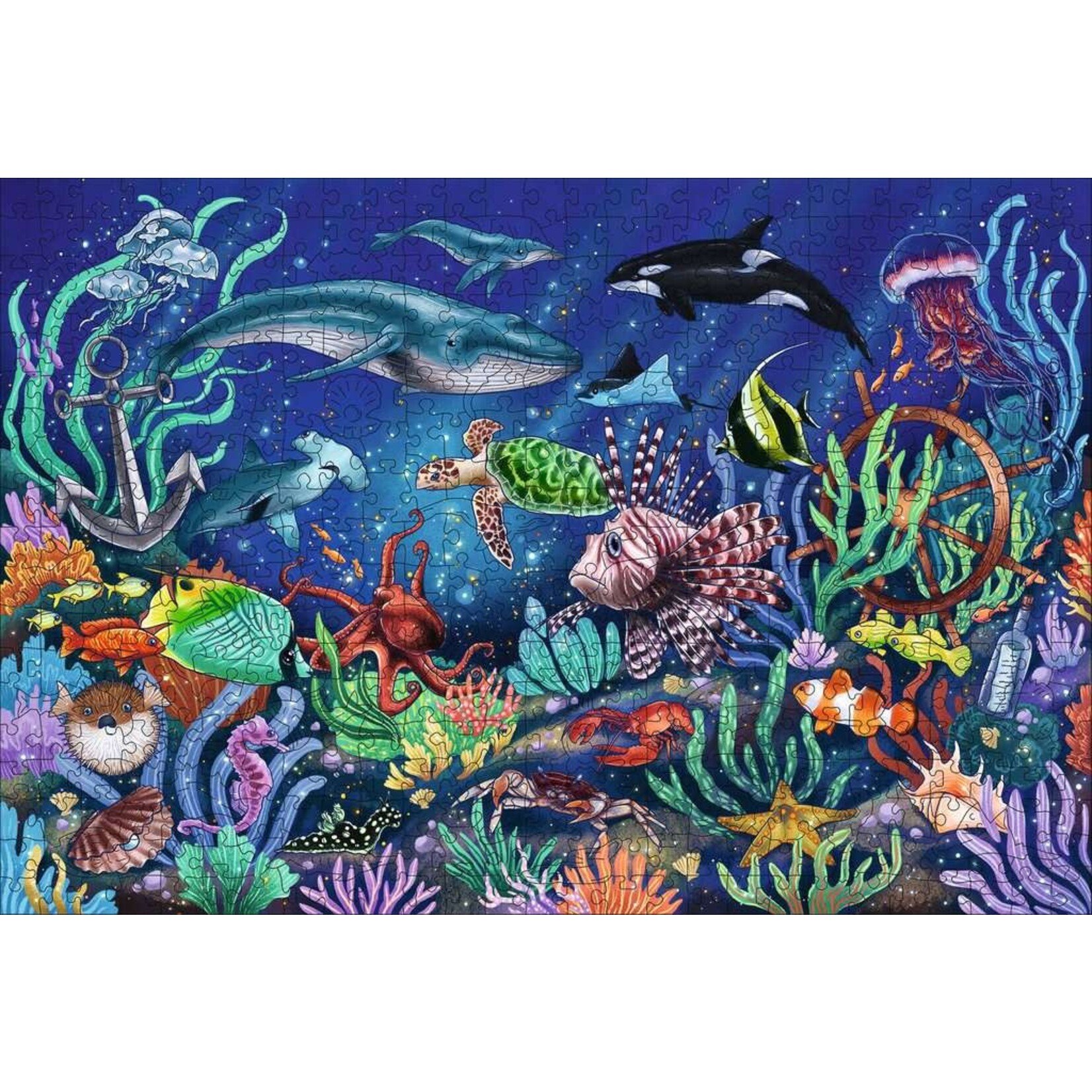 WOOD: Under the Sea 500 Piece Wooden Puzzle