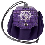 7-Set Enhance: Purple Enamel Dice with Dice Pouch/Tray