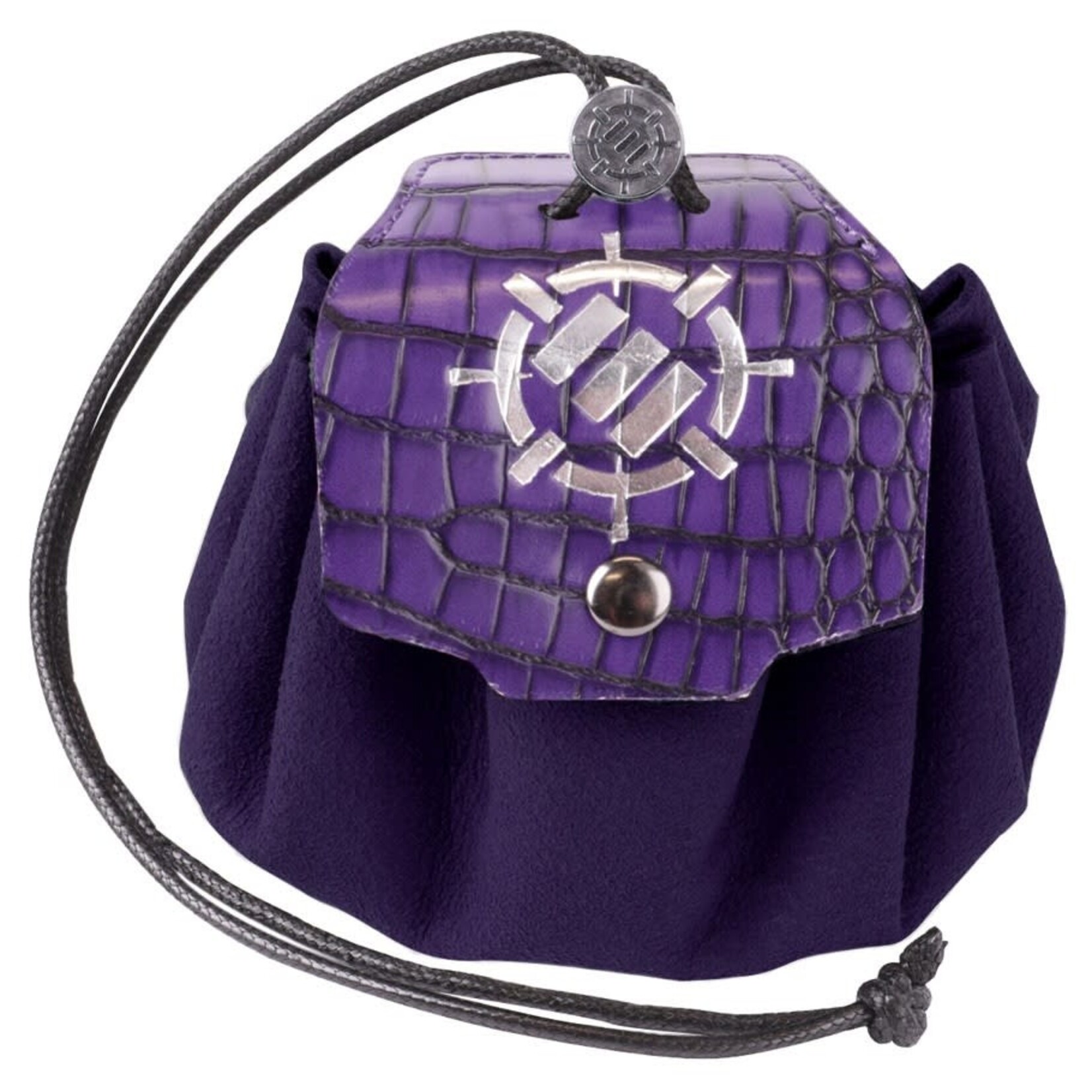 7-Set Enhance: Purple Enamel Dice with Dice Pouch/Tray