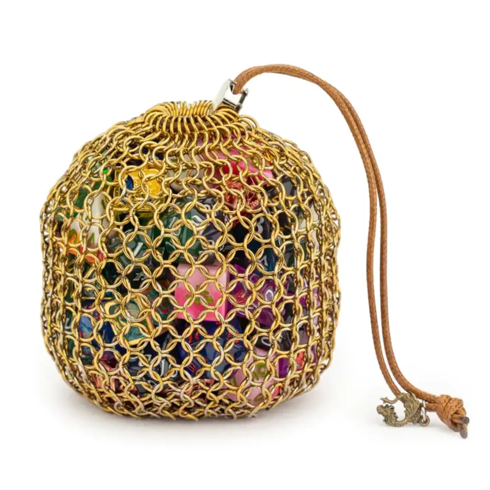 Dice Bag: Chainmail - Gold