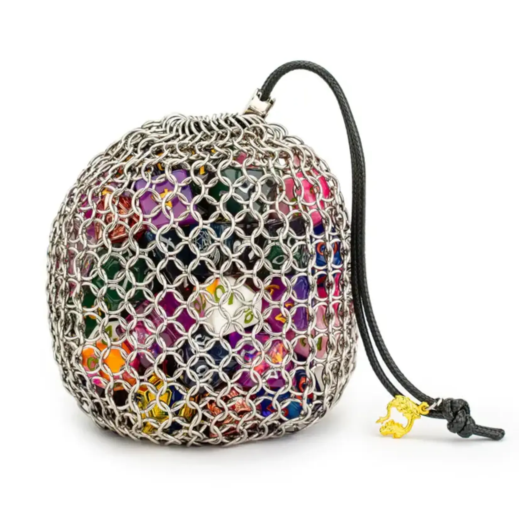Dice Bag: Chainmail - Silver