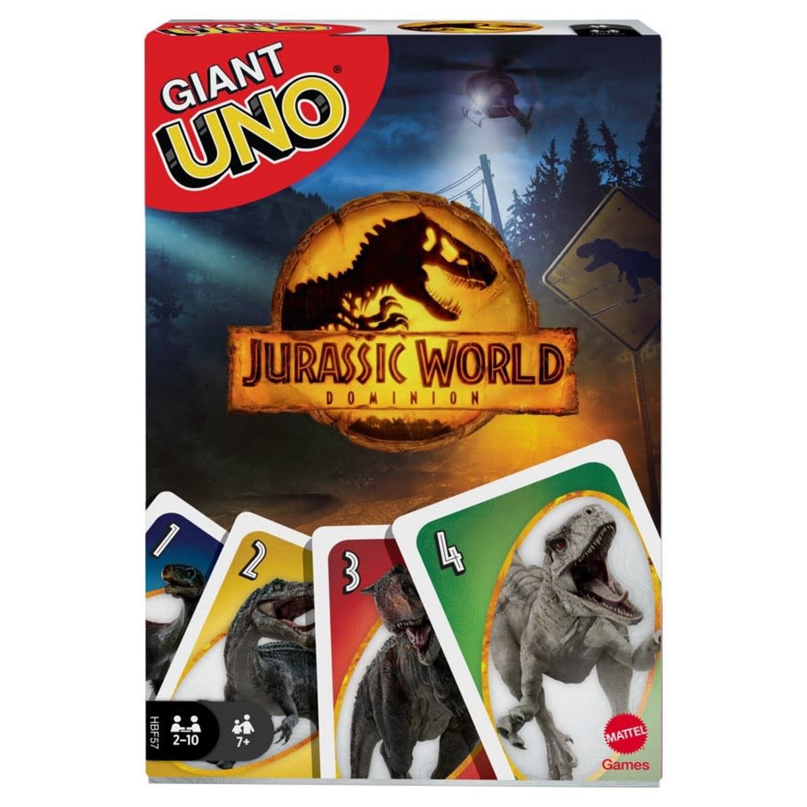 UNO: Giant Jurassic World Dominion