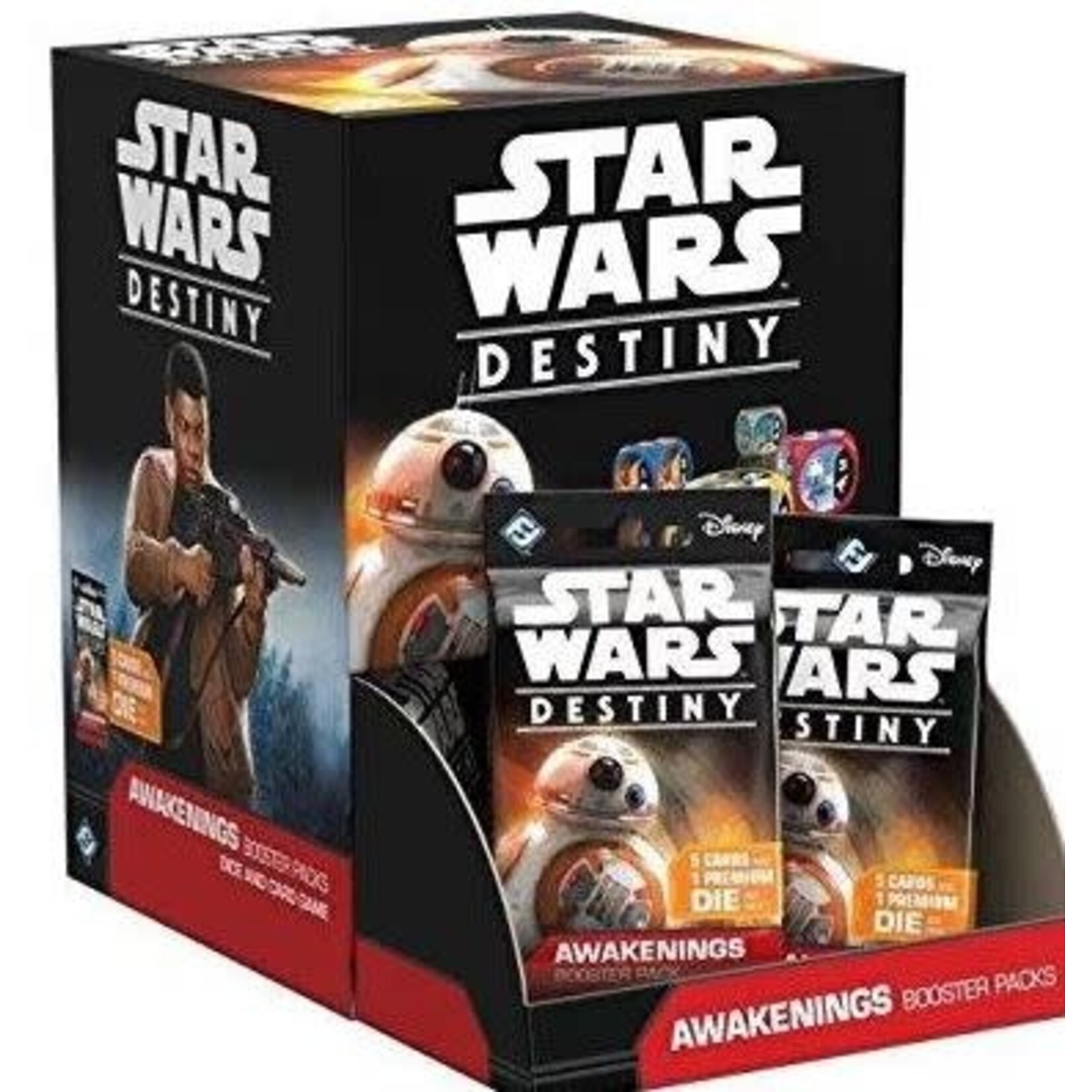 Star Wars Dice: Destiny - Awakenings Display Box (36) Dragon Cache Game