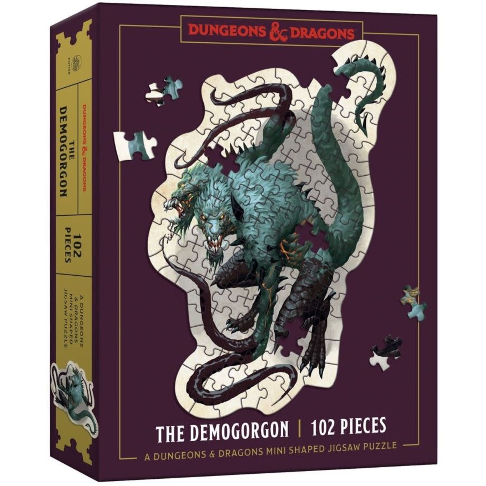 D&D Mini Shaped Jigsaw Puzzles: The Demogorgon Edition Dungeons & Dragons
