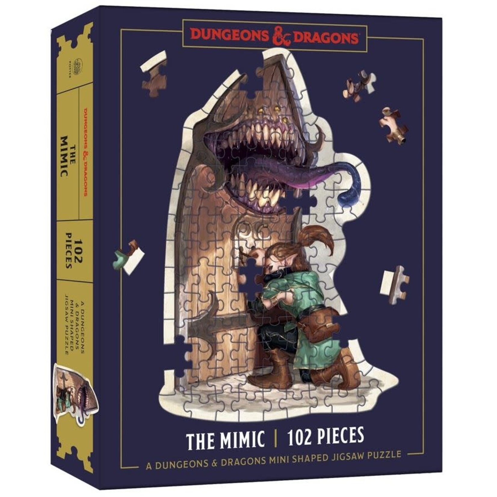 D&D Mini Shaped Jigsaw Puzzles: The Mimic Edition Dungeons & Dragons