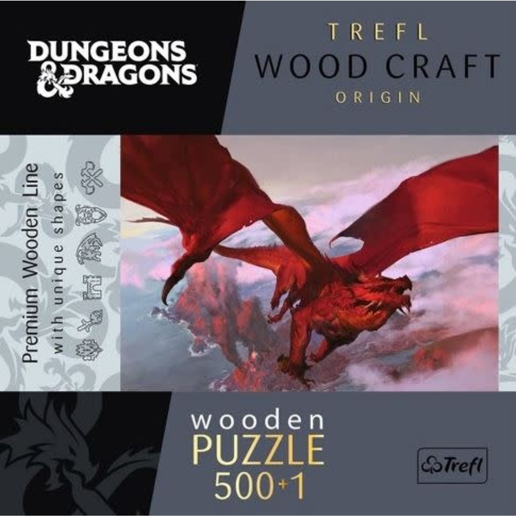 Trefl D&D: Red Dragon Woodcraft 500+1 Piece Puzzle