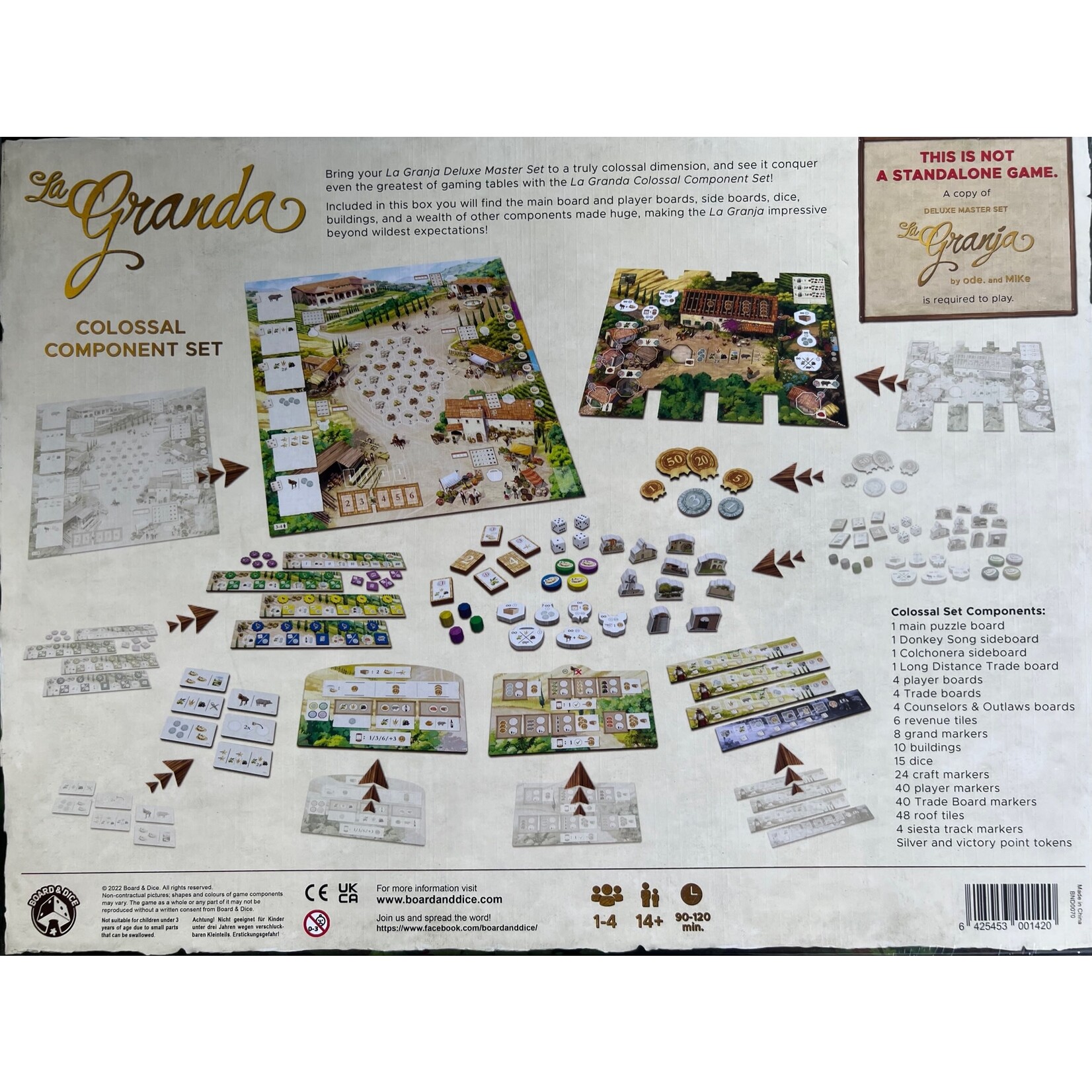 La Granja Deluxe Master Set (英語版) La Granja Deluxe Master Set - Board&Dice