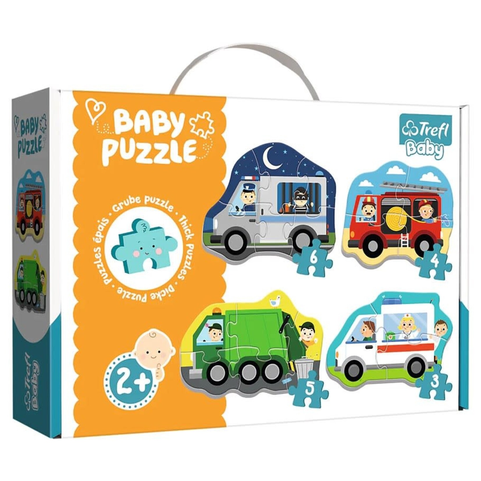 Trefl Baby Puzzle Classic - Vehicles and Jobs