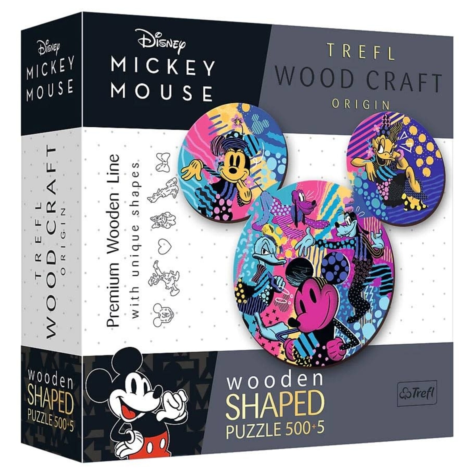 Mickey Mouse 500 Piece Wood Puzzle