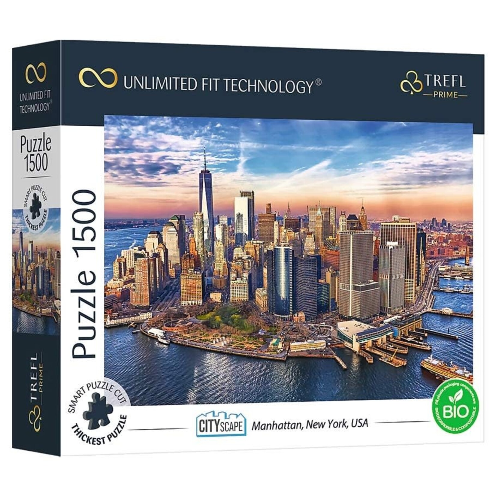 Cityscape: Manhattan, New York, USA 1500 Piece Puzzle