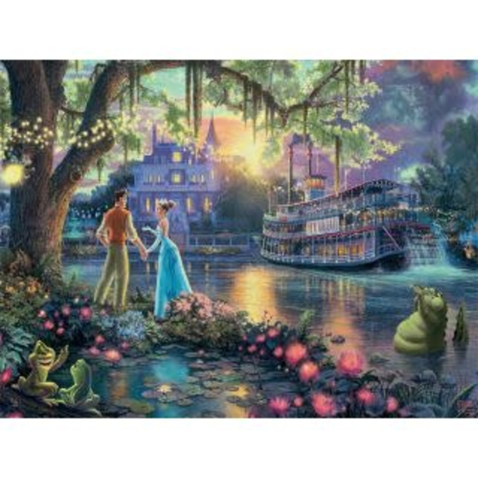 Disney Princess and the Frog 750 Piece Puzzle Thomas Kinkade