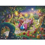 Disney Mad Hatter Tea Party 750 Piece Puzzle Thomas Kinkade