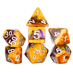 Sirius Dice: Amethyst Geode | 7 Die Polyhedral Set | 	SDZ000908