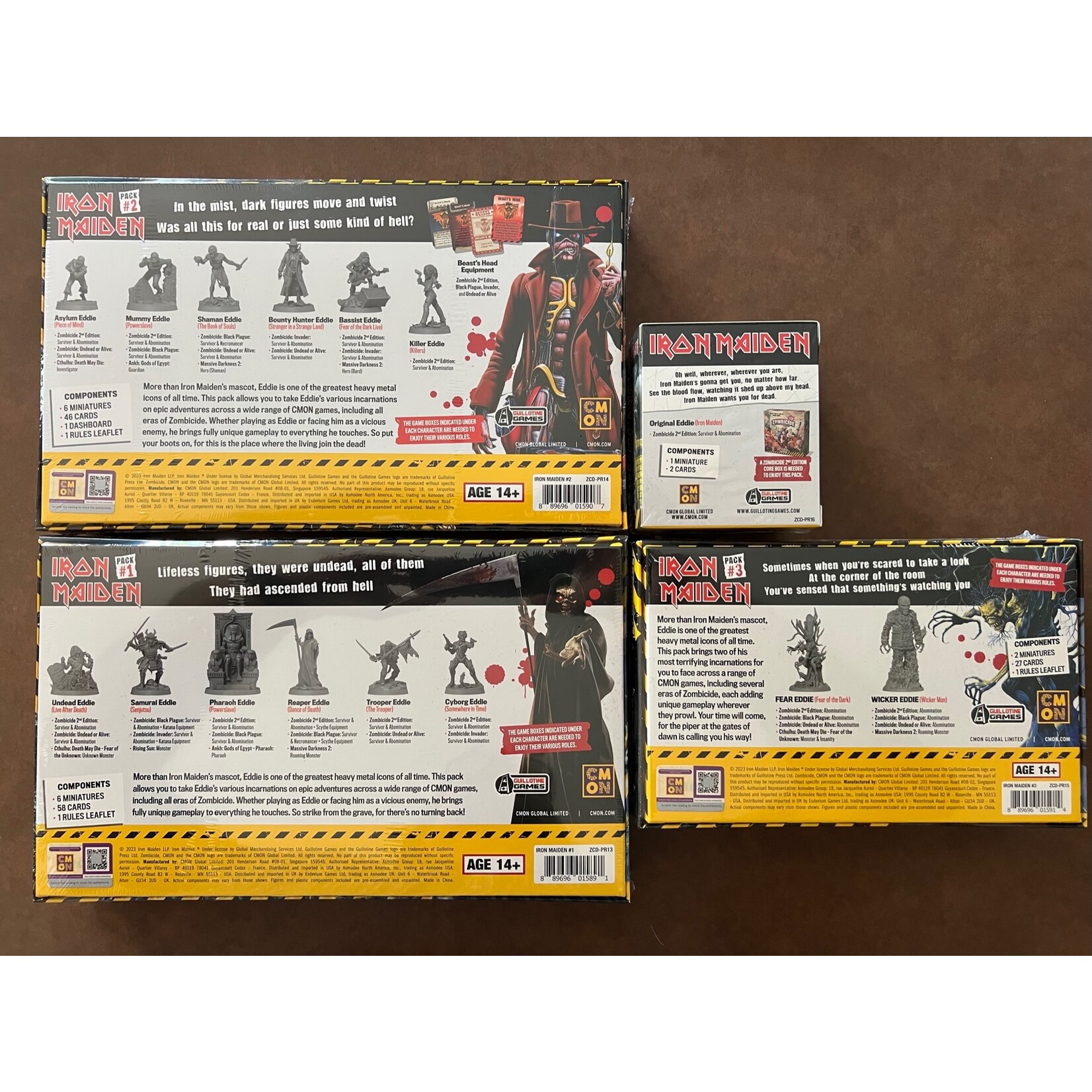Zombicide Iron Maiden LE Expansion Pack Bundle