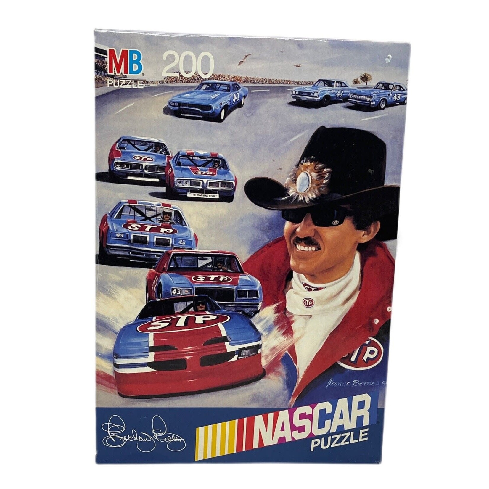 #17588 200 Piece Richard Petty NASCAR Puzzle: Dragon Cache Used Game