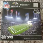 #17589 500 Piece Baltimore Ravens Puzzle: Dragon Cache Used Game