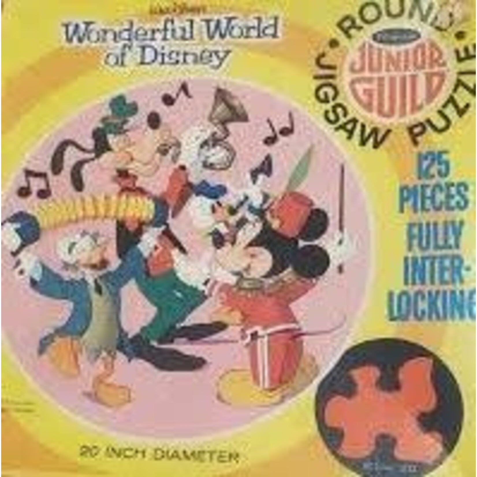 #17622 Wonderful World of Disney Puzzle Dragon Cache Used Game