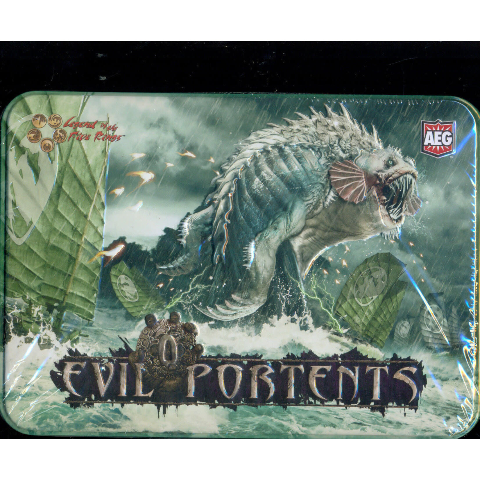 Legend of the Five Rings L5R: Evil Portents Booster Box Dragon Cache Game