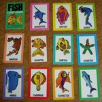 #17089 Fish Card Game Dragon Cache Used Game