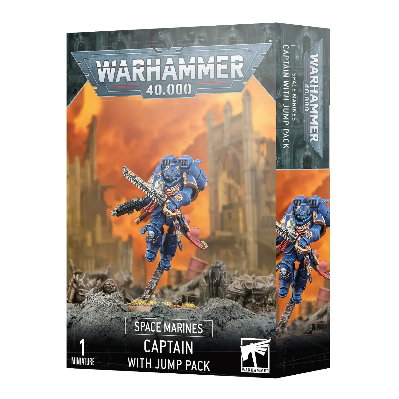 40K: Space Marines - Captain with Jump Pack