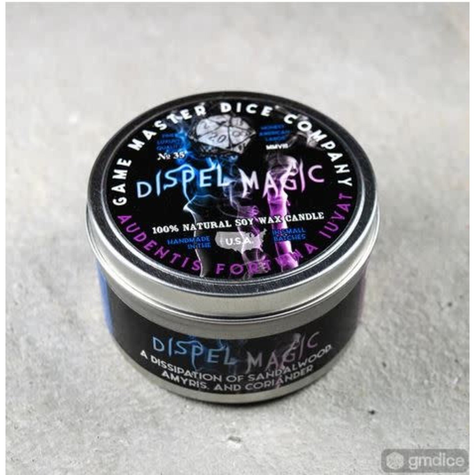 Game Master Dice Dispel Magic Gaming Candle | 8oz