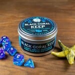 Game Master Dice Black Coral Keep Candle | 8oz Tin