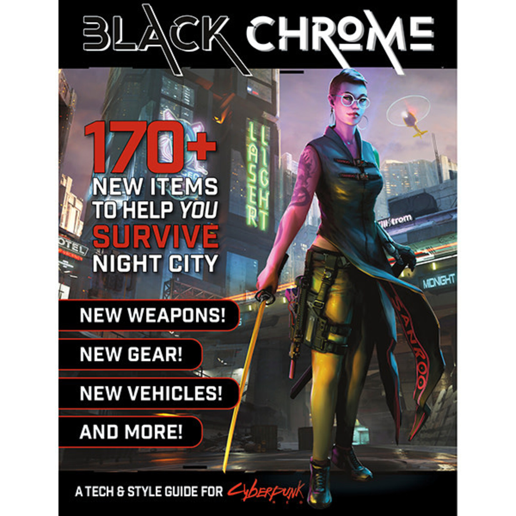 Cyberpunk RED RPG: Black Chrome
