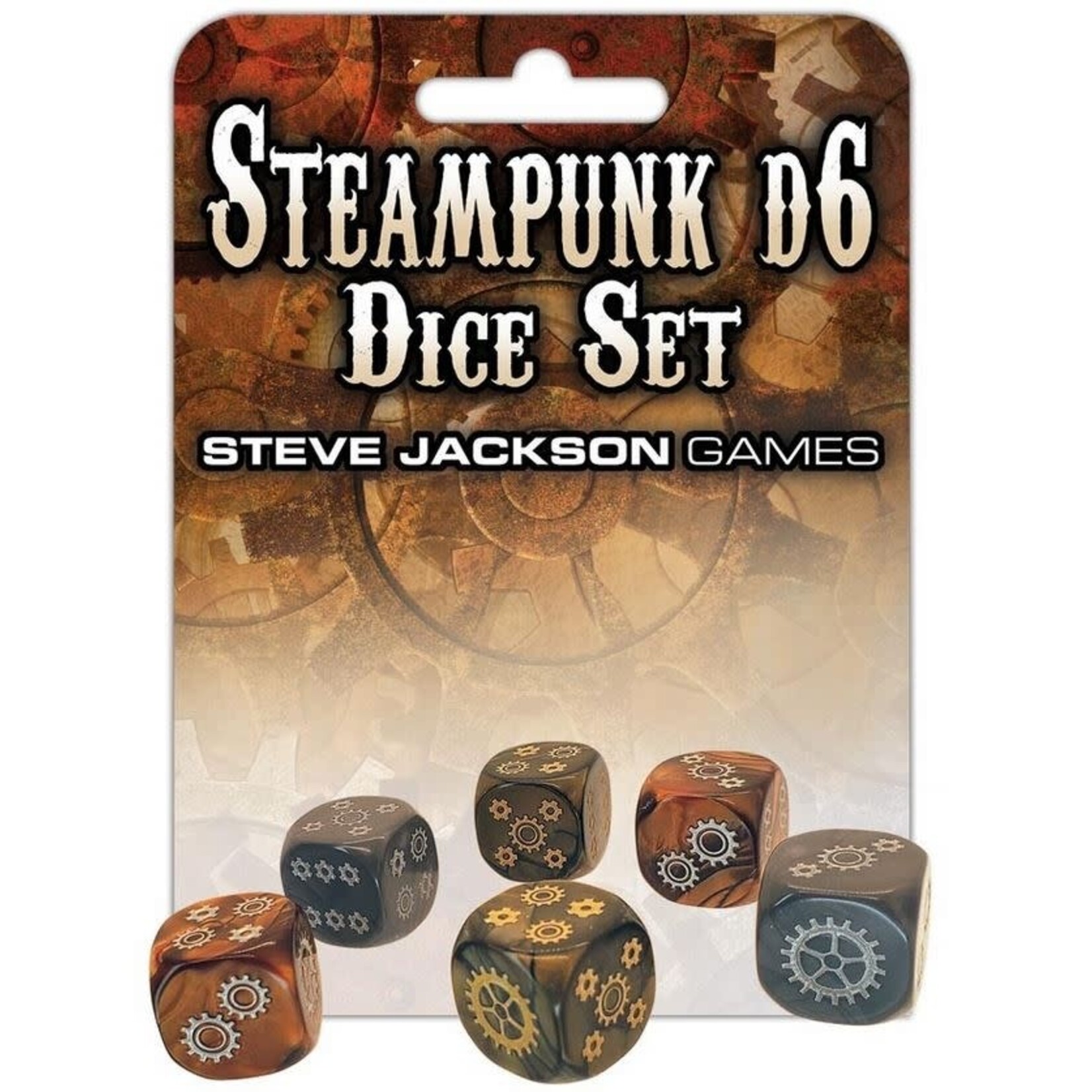 Theme Dice: Steampunk d6 Dice Set (6)