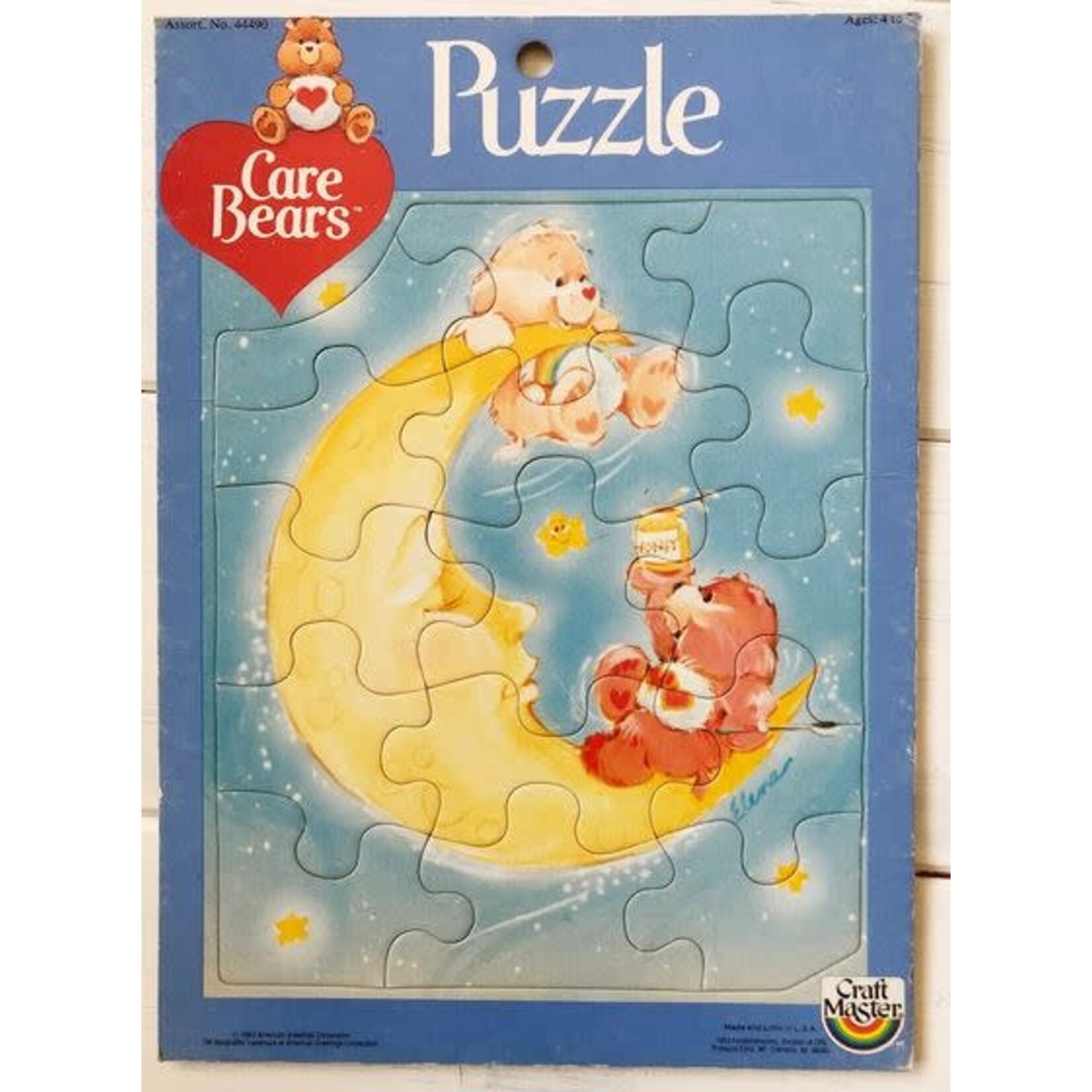 #17905 Care Bears Puzzle Dragon Cache Used Game