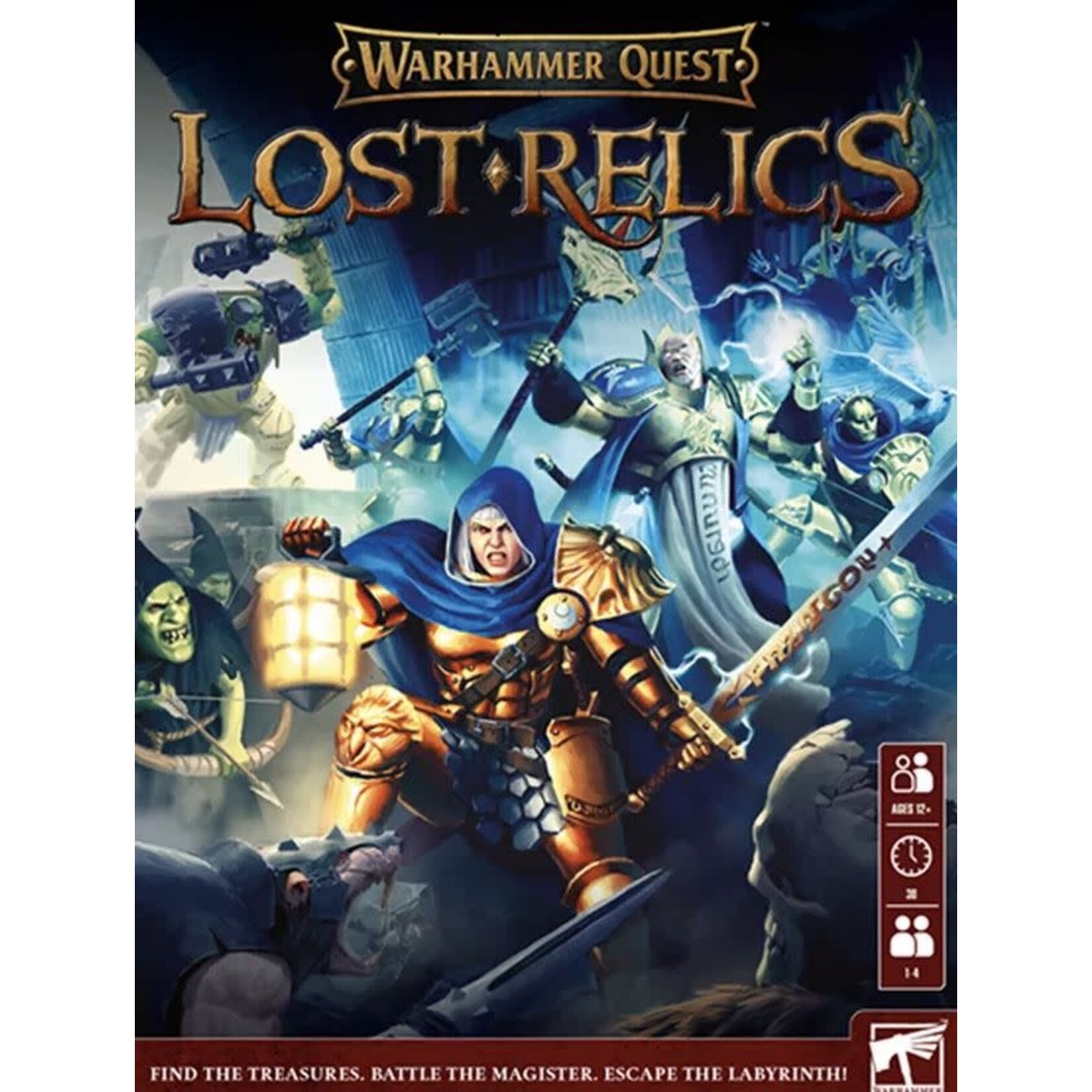 #17948 Warhammer Quest Lost Relics Dragon Cache Used Game
