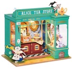 Robotime Miniature House Kit: Alice's Tea Store