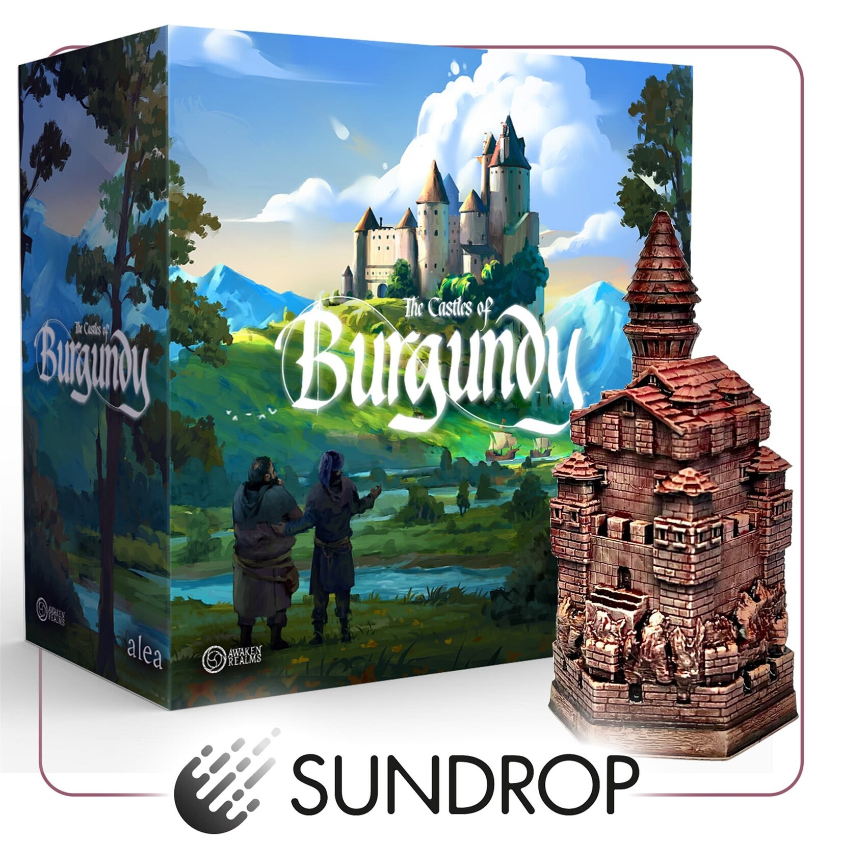 Castles of Burgundy Special Edition (Sundrop) (Damaged Box, Otherwise New/All Sales Final) Dragon Cache Game