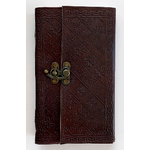Earthbound Journals Leather Journal: Brown Embossed 5.5 x 9
