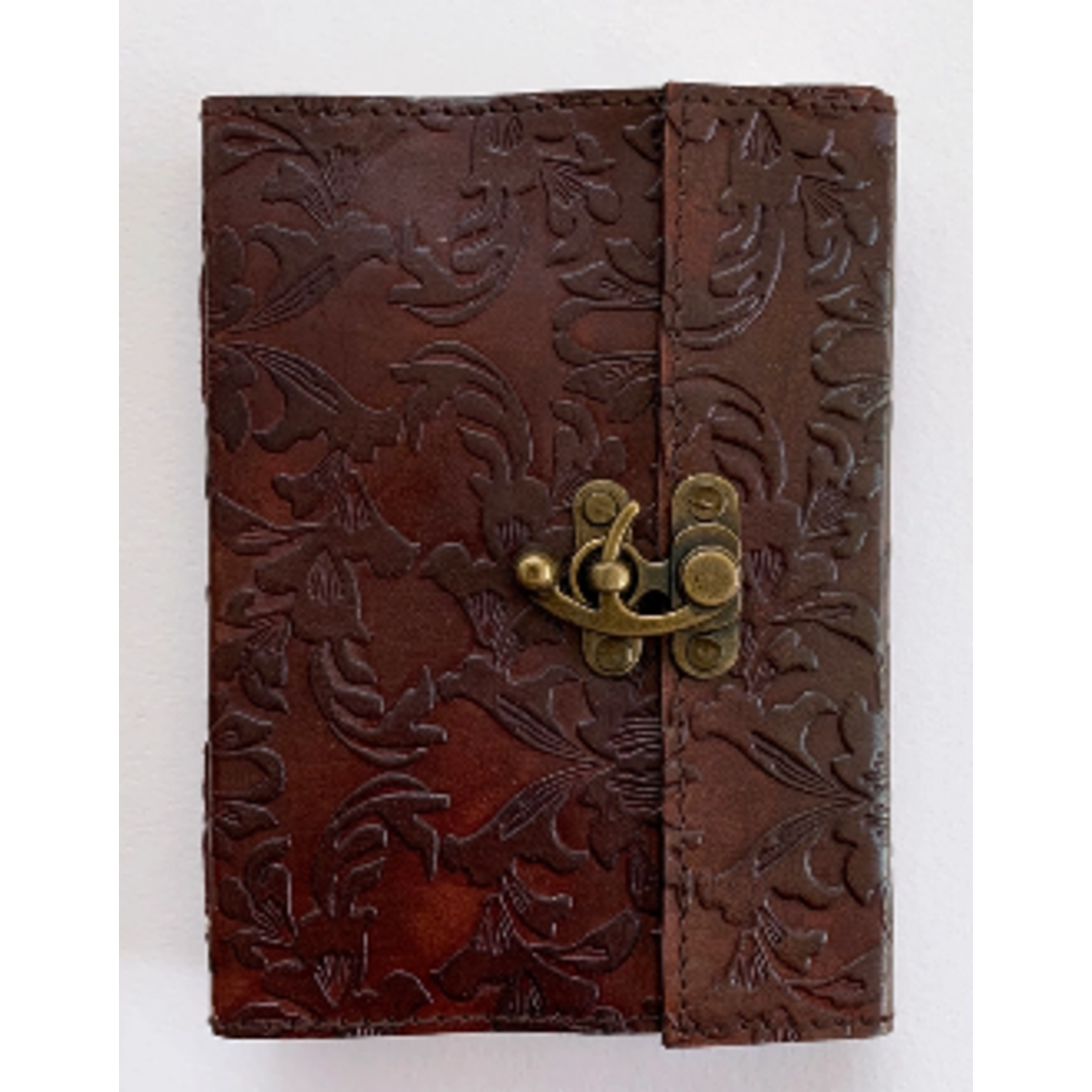 Leather Journal: Flower Garden 5 x 7