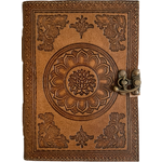 Earthbound Journals Leather Journal: Lotus Blossom 5 x 7
