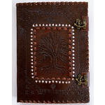 Leather Journal: Tree of Life 6 x 9.5