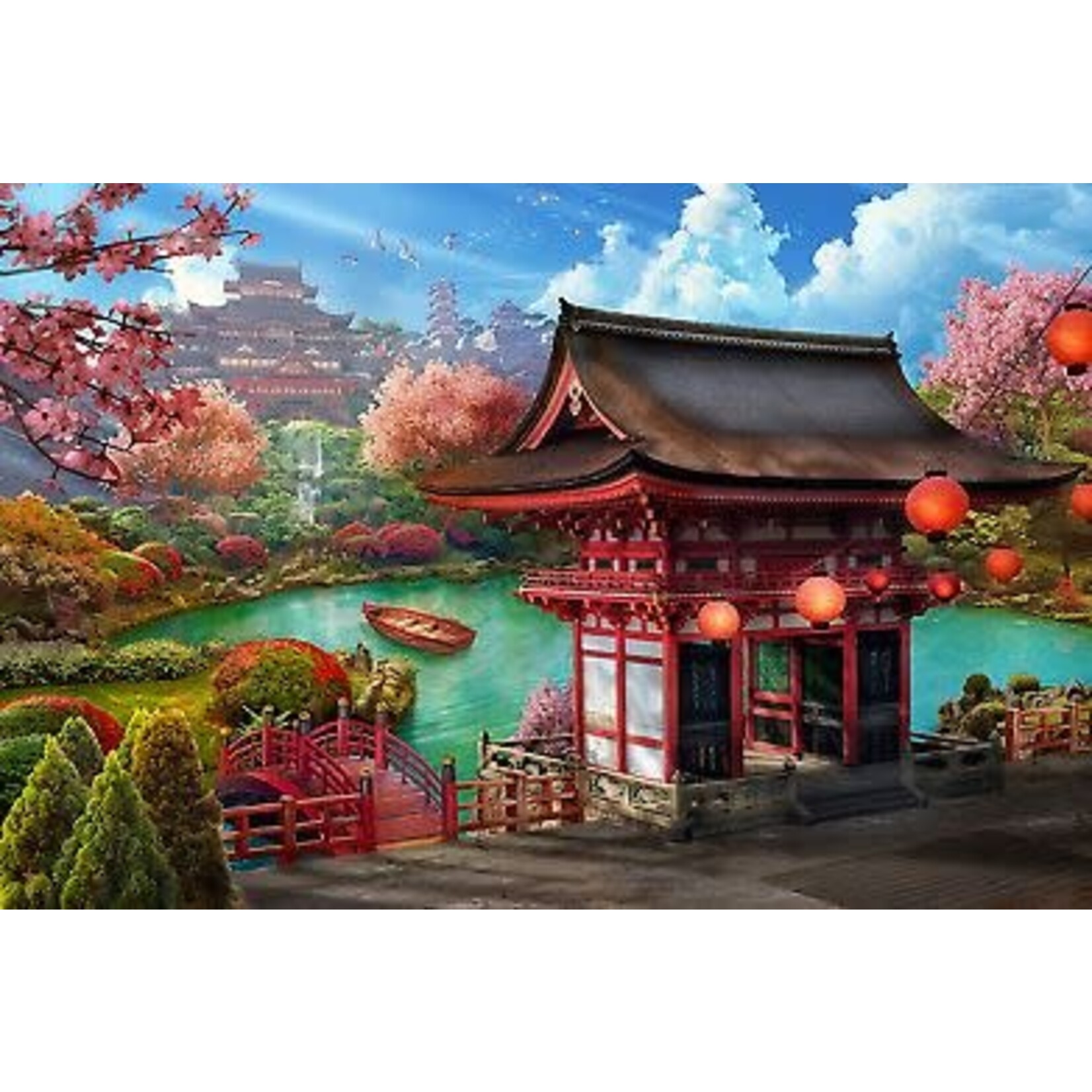 #18234 Kiyomizu Temple 1000 piece puzzle (Tektalk Brand) Dragon Cache Used Game