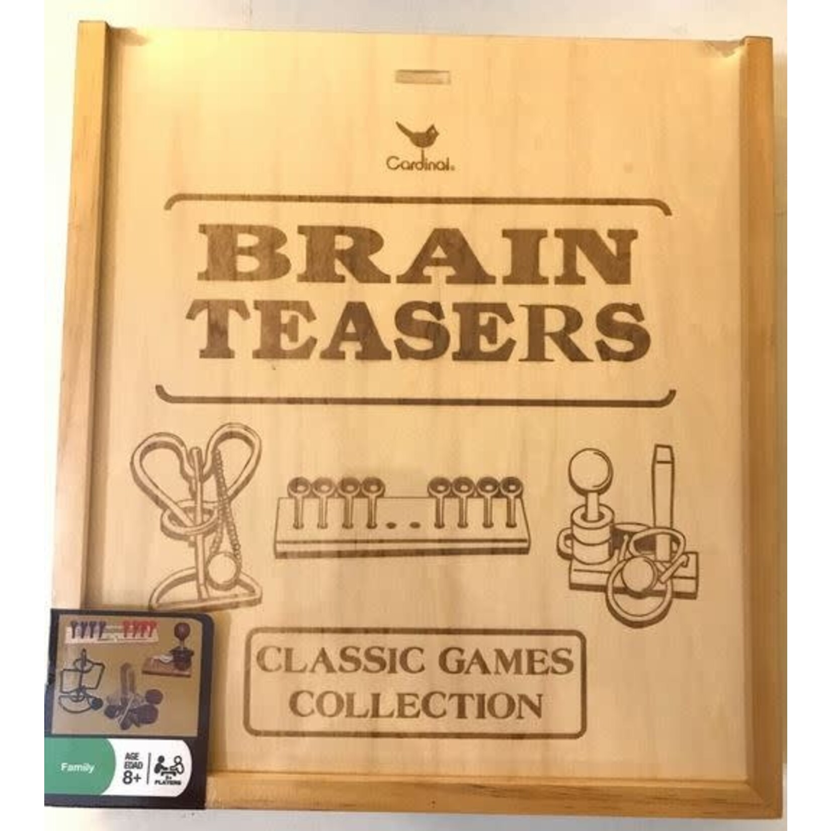 #18470 Brain Teasers Classic Games Collection - Wooden Edition
