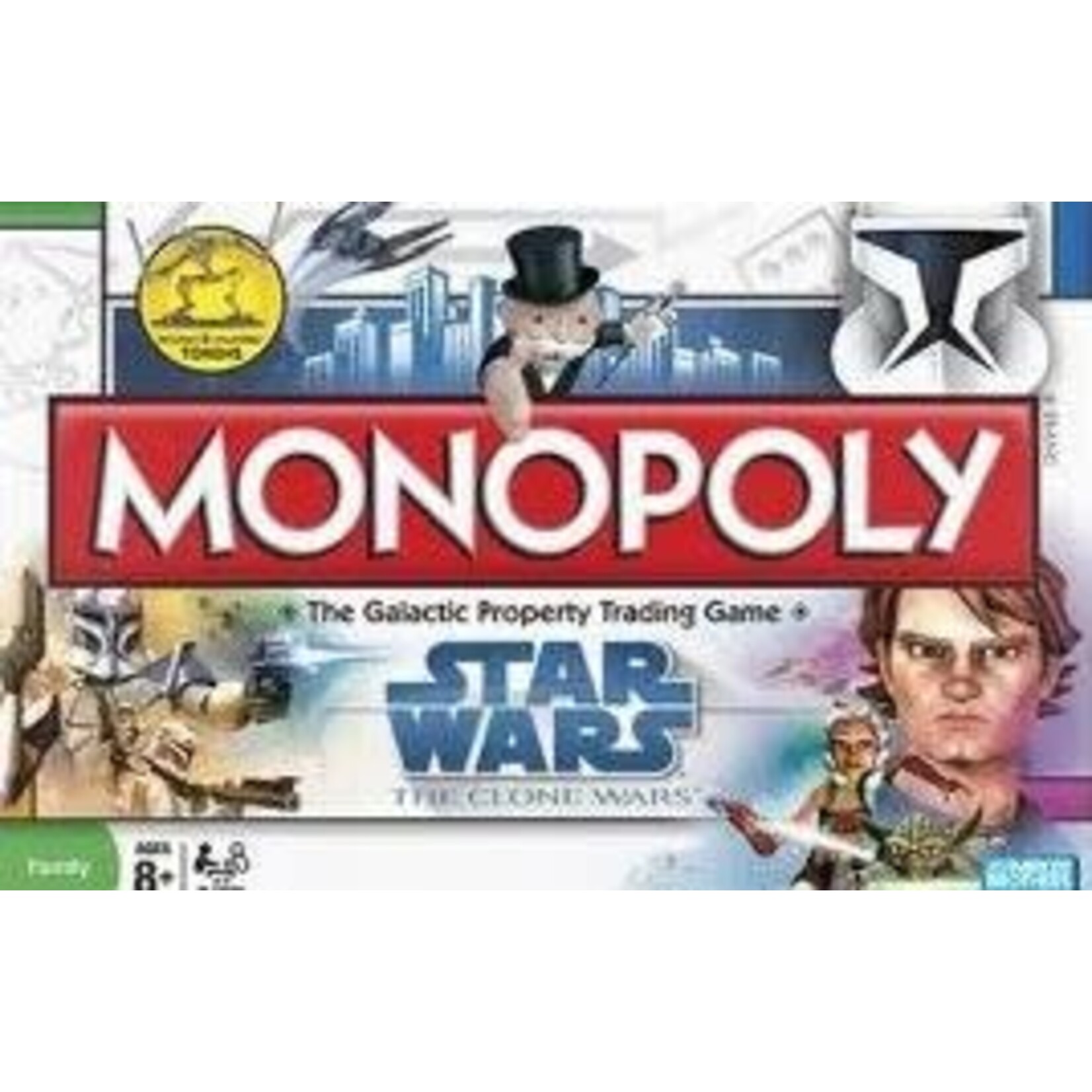 #18476 Star Wars Clone Wars Monopoly Dragon Cache Used Game
