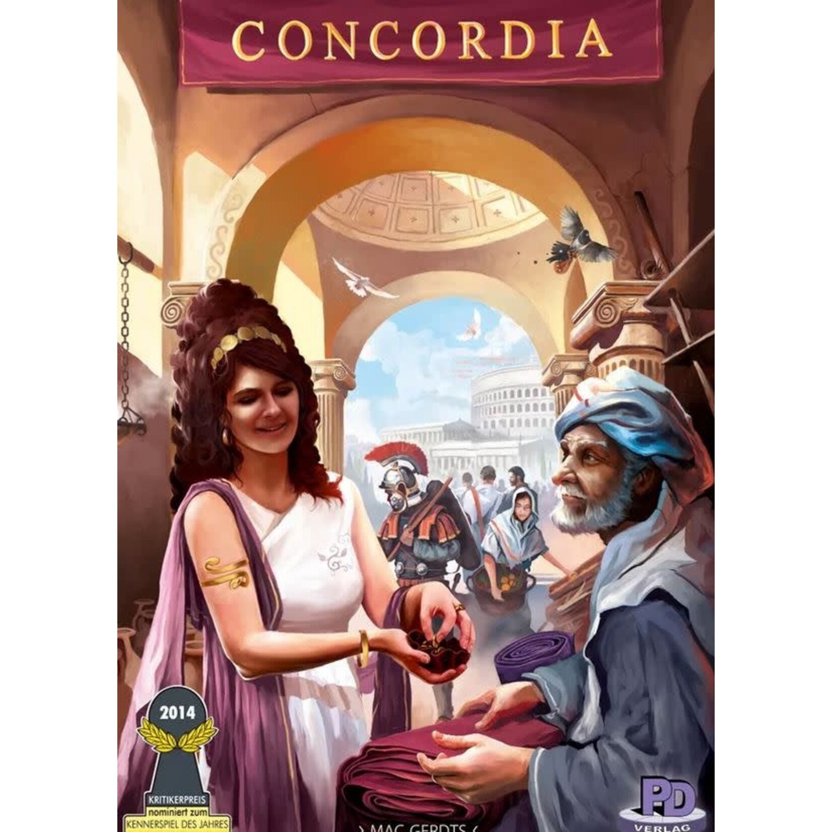 #18482 Concordia w/ Venus & Solitaria Expansions Dragon Cache Used Game