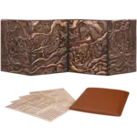 Dungeon Master Screen - 3D Faux Leather with Carrying Case