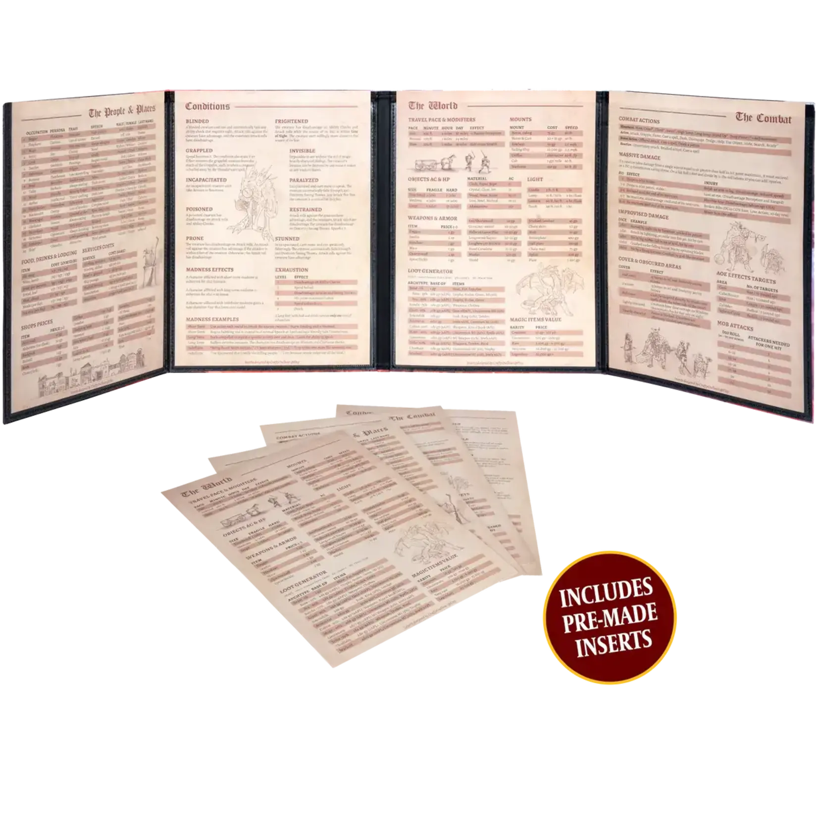 Dungeon Master Screen - Full Color