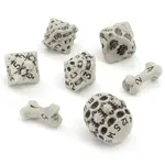 Skull And Bone Dice Set - Cleaned Bone White