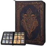 Trading Card Binder Ancient Spell Book - Blue