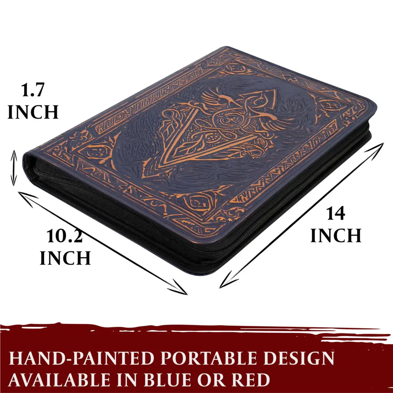 Trading Card Binder Ancient Spell Book - Blue