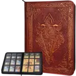 Lynx Trading Card Binder Ancient Spell Book - Red