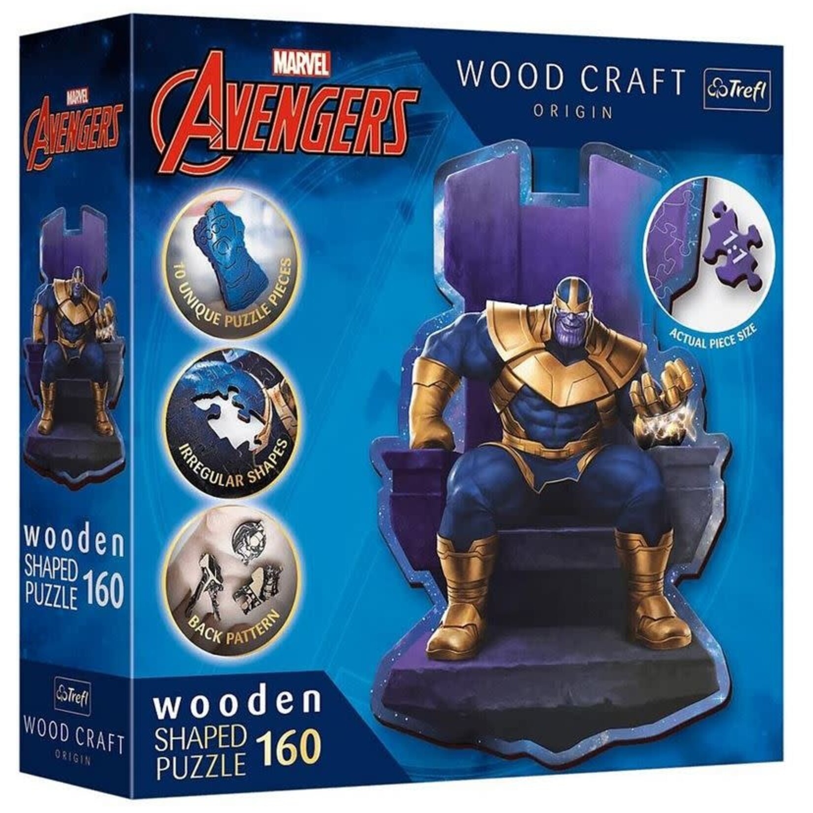 Marvel: Thanos On Throne - 160 Piece Wood Puzzle
