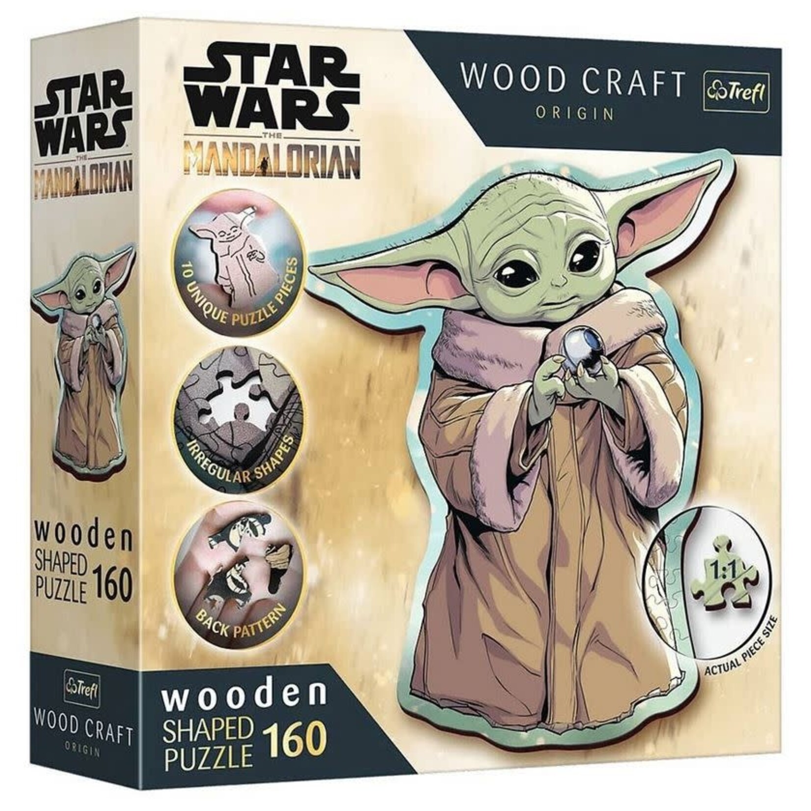 Star Wars: Grogu - 160 Piece Wood Puzzle